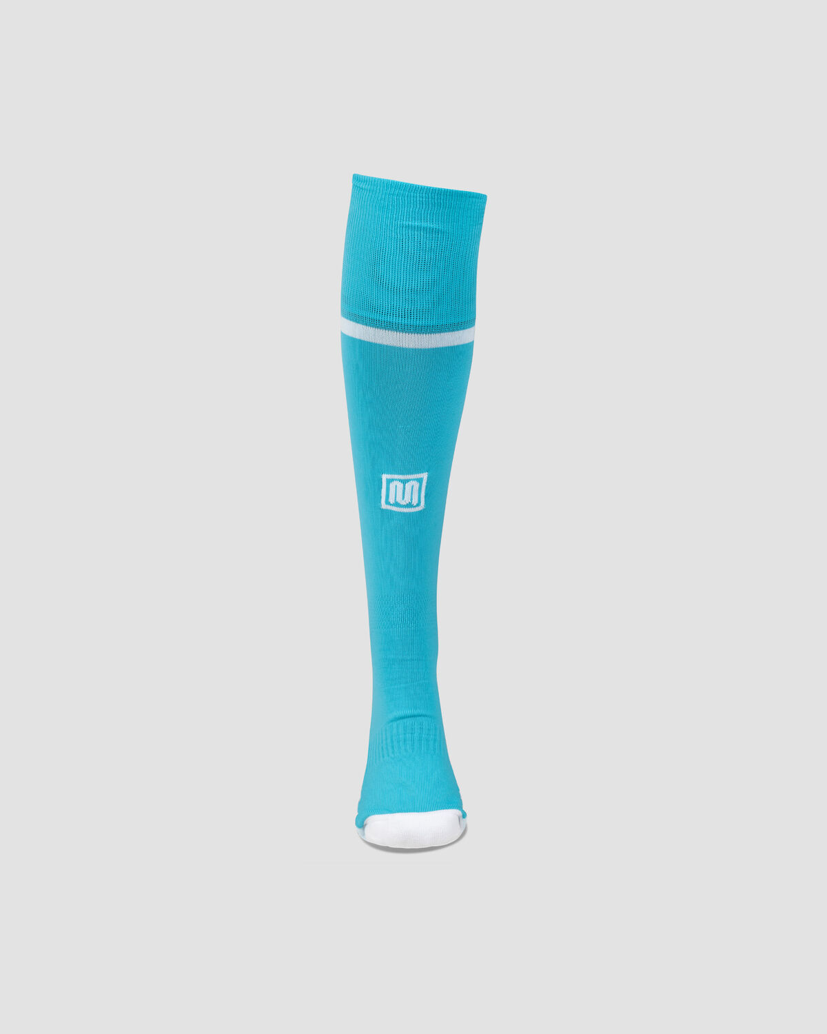 MEYBA Player Sock, Aqua/White, hi-res